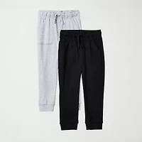 Okie Dokie Jersey Toddler & Little Boys Tapered Regular Fit Jogger Pant