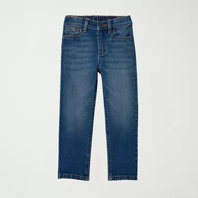 Okie Dokie Toddler & Little Boys Adjustable Waist Straight Leg Jean