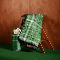 Makers Collective Camp Wandawega Scout Plaid Outdoor Blanket With Tote Throw