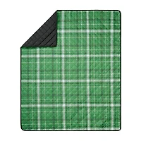 Makers Collective Camp Wandawega Scout Plaid Outdoor Blanket With Tote Throw
