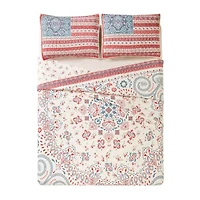JUNK GYPSY Boho Americana Cotton Reversible Quilt Set