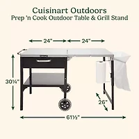 Cuisinart Outdoors Prep 'N Cook Table and Grill Set