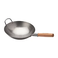 Cuisinart Outdoors Carbon Steel Hammered 12" Round Wok