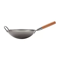 Cuisinart Outdoors Carbon Steel Hammered 12" Round Wok