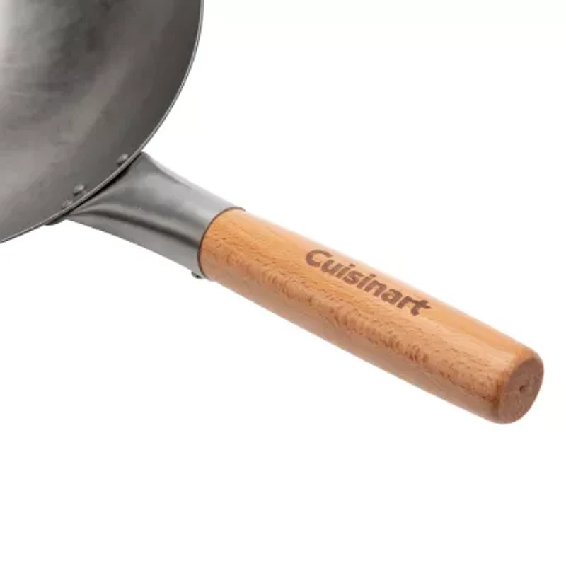 Cuisinart Outdoors Carbon Steel Hammered 12" Round Wok