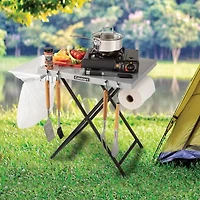 Cuisinart Outdoors Fold N' Go Prep Table Grill Set