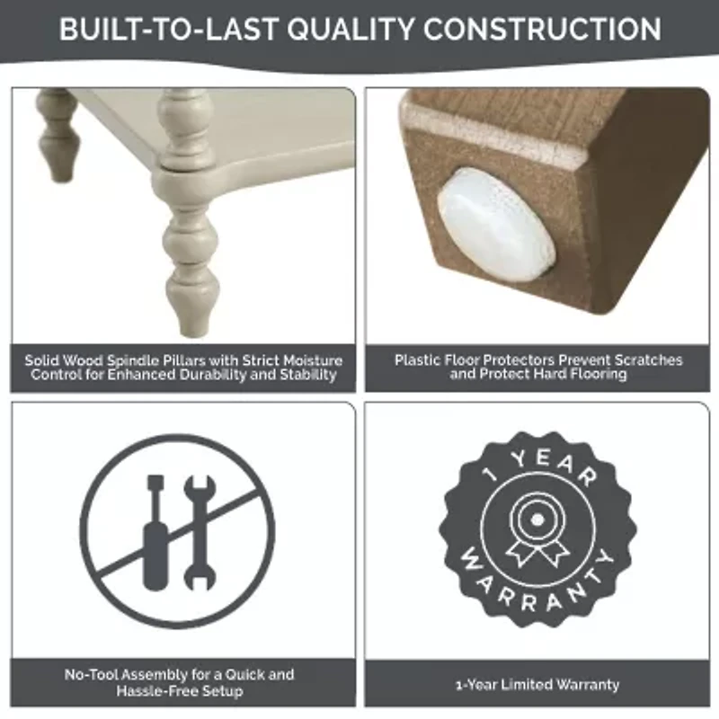 Madison Park Signature Beckett Bedroom Collection 1-Drawer Nightstand