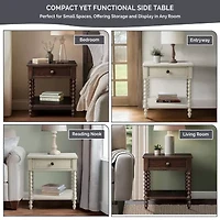 Madison Park Signature Beckett Bedroom Collection 1-Drawer Nightstand