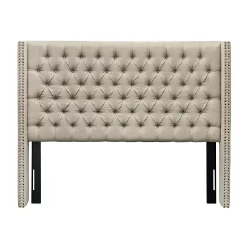 Madison Park Baldwin Queen Upholstered Tufted Headboard