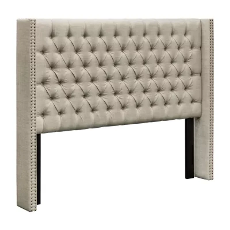 Madison Park Baldwin Queen Upholstered Tufted Headboard
