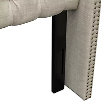 Madison Park Baldwin Queen Upholstered Tufted  Headboard