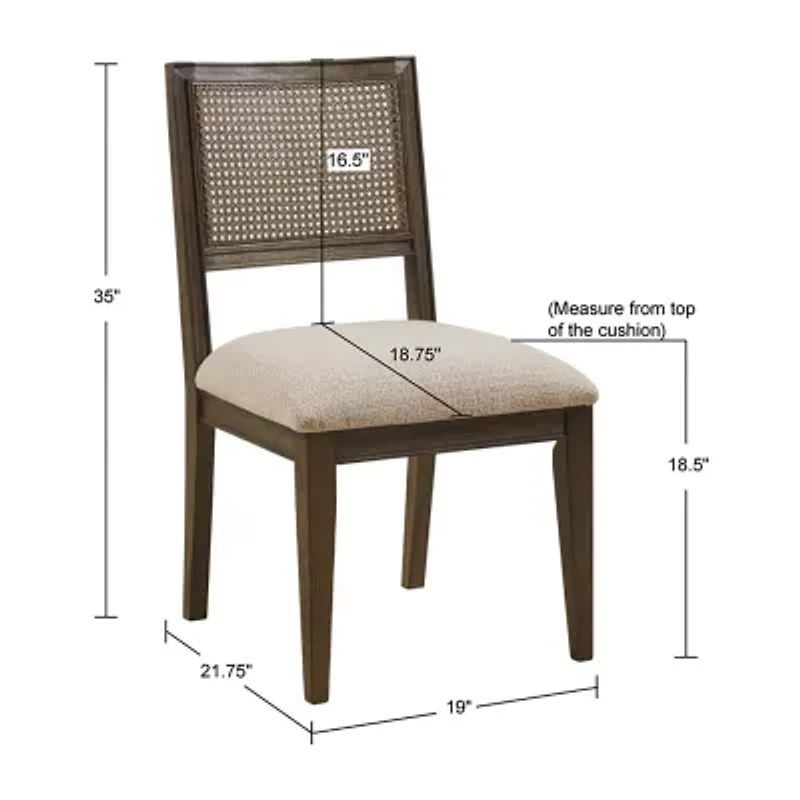 INK+IVY Kelly 2-pc. Upholstered Dining Chair