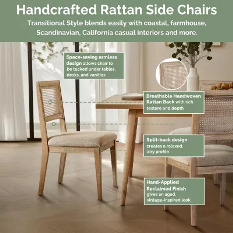 INK+IVY Kelly 2-pc. Upholstered Dining Chair