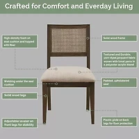 INK+IVY Kelly 2-pc. Upholstered Dining Chair