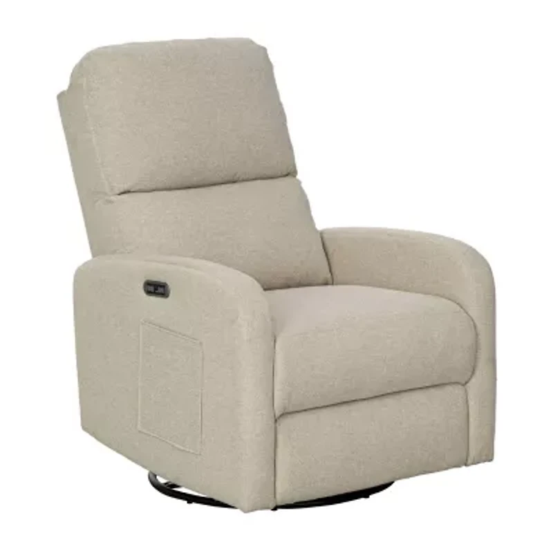 INK+IVY Curved Slope-Arm Recliner