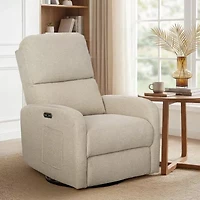 INK+IVY Curved Slope-Arm Recliner