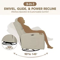 INK+IVY Curved Slope-Arm Recliner