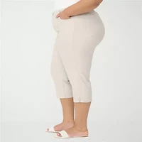 Gloria Vanderbilt Amanda Womens Plus Capri Jean