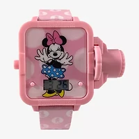 Disney Minnie Mouse Boys Pink Strap Watch Mn4527jc