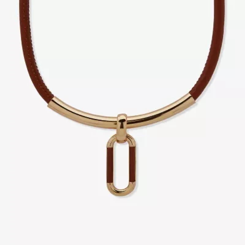 Worthington Womens 17 Inch Pendant Necklace