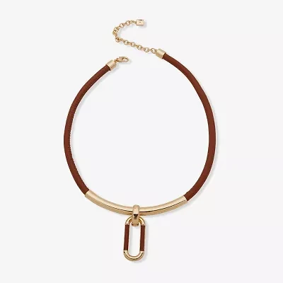 Worthington Womens 17 Inch Pendant Necklace