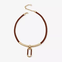 Worthington Womens 17 Inch Pendant Necklace