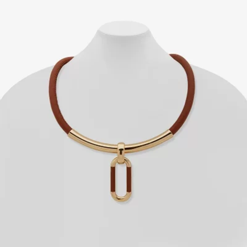 Worthington Womens 17 Inch Pendant Necklace