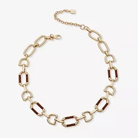 Worthington Womens 17 Inch Collar Necklace