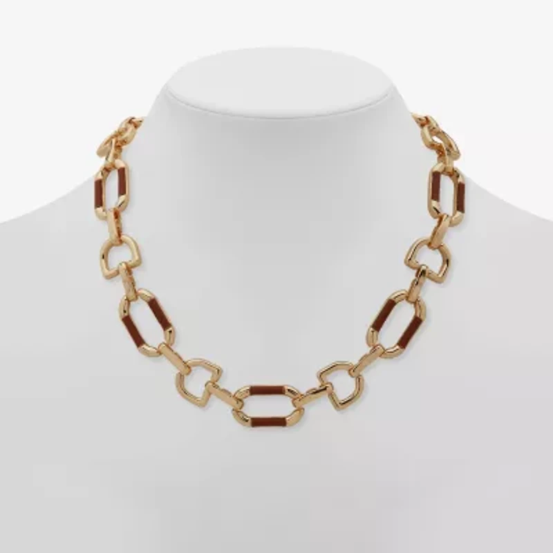 Worthington Womens 17 Inch Collar Necklace