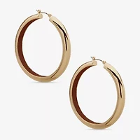 Worthington Womens 55.8mm Hoop Earrings