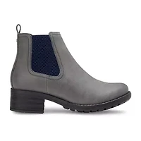 Eastland Womens Jasmine Block Heel Chelsea Boots
