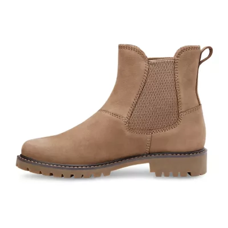 Eastland Womens Ida Block Heel Chelsea Boots