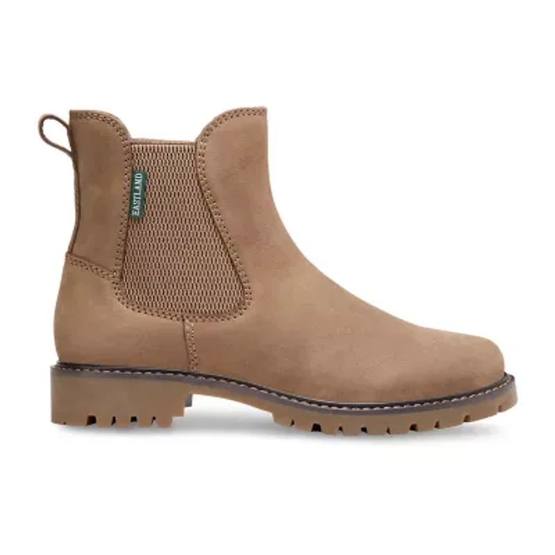 Eastland Womens Ida Block Heel Chelsea Boots
