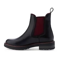 Eastland Womens Willa Block Heel Chelsea Boots