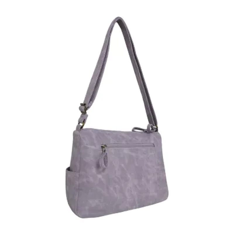 Bueno of California Antique Pebble Washed Medium Crossbody Bag