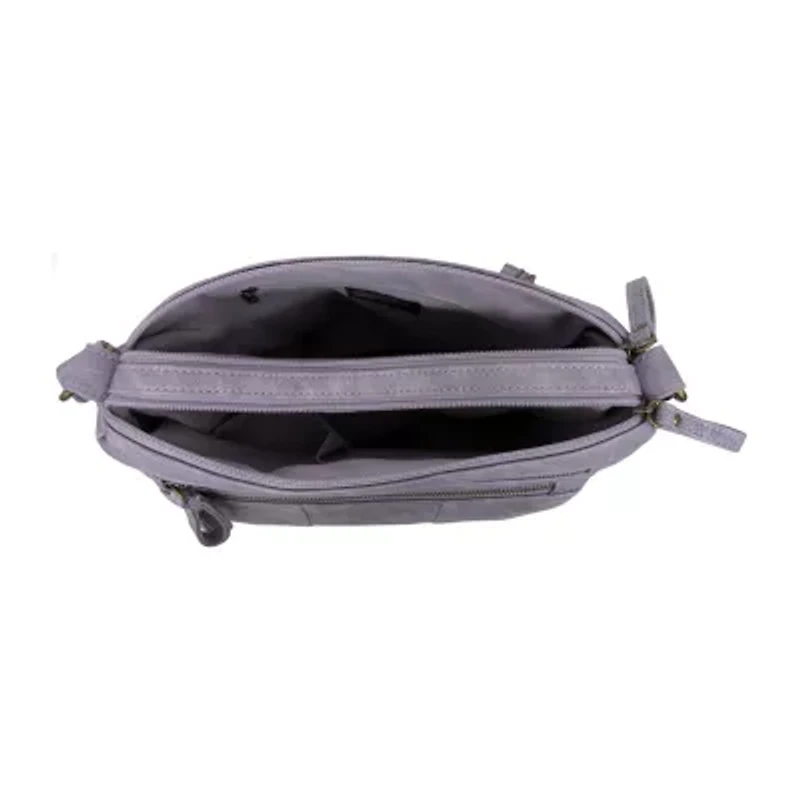 Bueno of California Antique Pebble Washed Medium Crossbody Bag