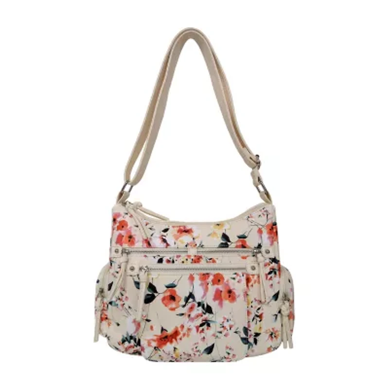 Bueno of California Print Washed Large Crossbody Bag