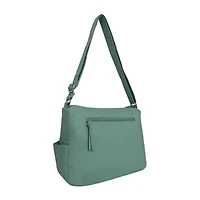 Bueno of California Double Zip Medium Crossbody Bag