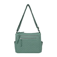 Bueno of California Double Zip Medium Crossbody Bag