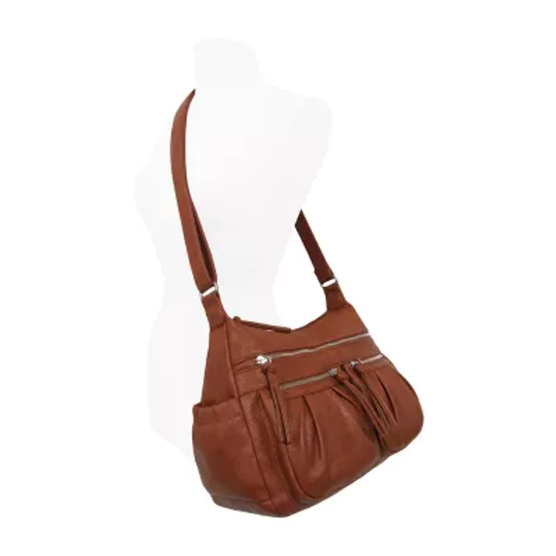 Bueno of California Solana Washed Large Crossbody Bag