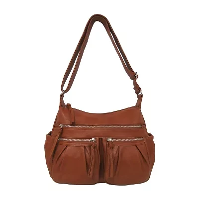 Bueno of California Solana Washed Large Crossbody Bag