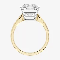 (F / Vs2) Womens 8 Ct.T.W. Lab Grown White Diamond 14K Gold Rectangular Solitaire Engagement Ring