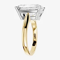 (F / Vs2) Womens 8 Ct.T.W. Lab Grown White Diamond 14K Gold Rectangular Solitaire Engagement Ring