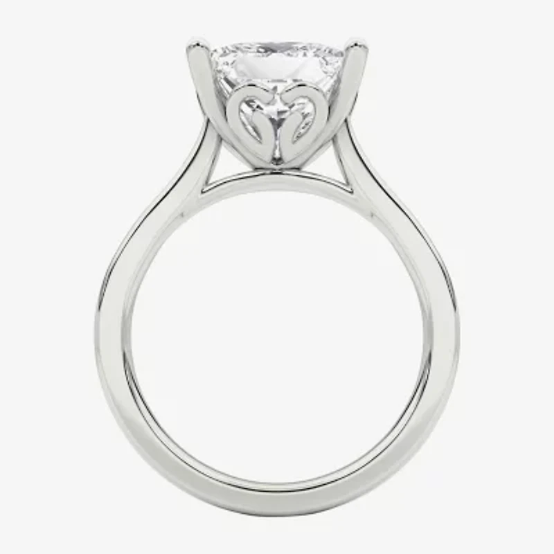 Grown Gorgeous (F / Vs2) Womens /4 CT. T.W. Lab White Diamond Platinum Solitaire Engagement Ring