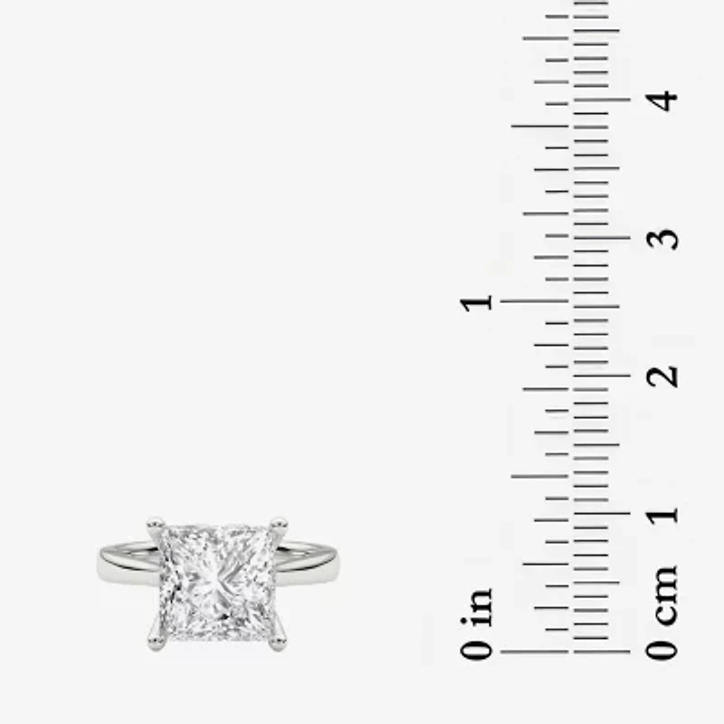 Grown Gorgeous (F / Vs2) Womens /4 CT. T.W. Lab White Diamond Platinum Solitaire Engagement Ring