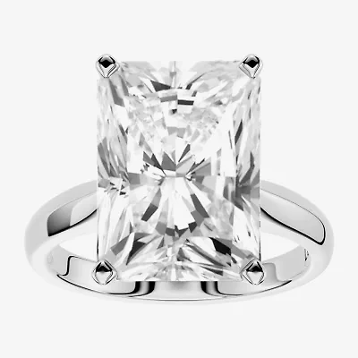 (F / Vs2) Womens 8 Ct.T.W. Lab Grown White Diamond 14K Gold Rectangular Solitaire Engagement Ring