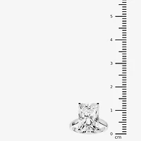 (F / Vs2) Womens 8 Ct.T.W. Lab Grown White Diamond 14K Gold Rectangular Solitaire Engagement Ring