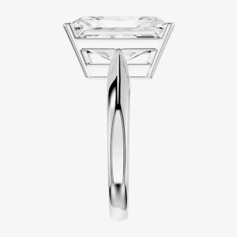 (F / Vs2) Womens 8 Ct.T.W. Lab Grown White Diamond 14K Gold Rectangular Solitaire Engagement Ring