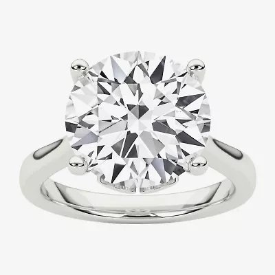 Grown Gorgeous (F / Vs2) Womens / CT. T.W. Lab White Diamond Platinum Round Solitaire Engagement Ring