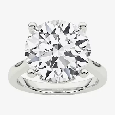 Grown Gorgeous (F / Vs2) Womens 5 5/8 Ct. T.W. Lab White Diamond Platinum Round Solitaire Engagement Ring